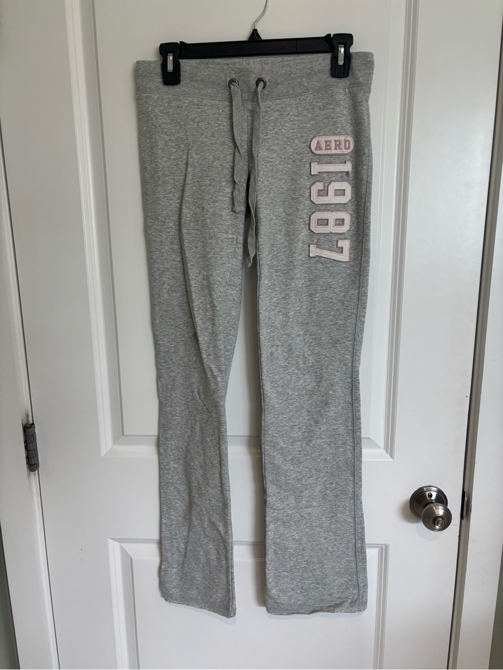 Aeropostale Light Gray Bootcut Sweatpants